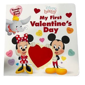 Disney‎ Baby My First Valentine’s Day Touch and Feel Baby Toddler Board Book